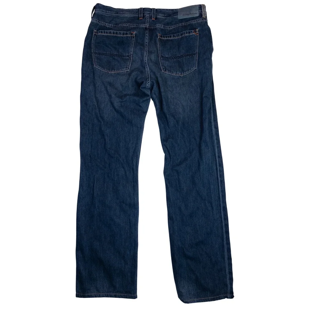 Tommy Bahama Jeans Mens 33x32 Blue Excellent Standard Fit Dark Wash Straight Leg